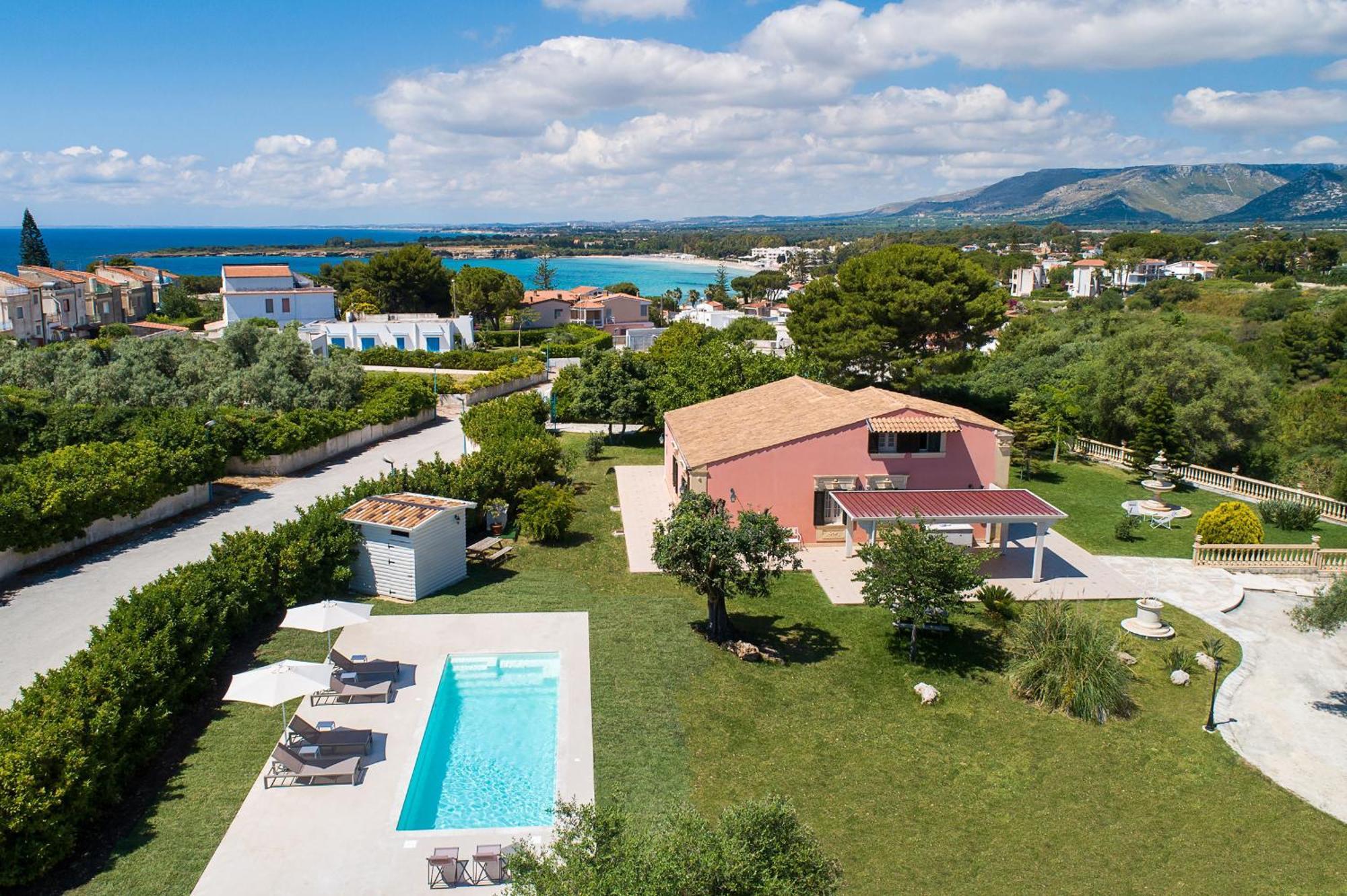 Gira Sole Villa Fontane Bianche Eksteriør bilde